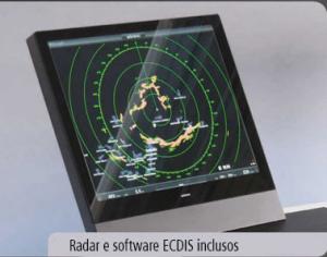 Radar e software ECDIS inclusos