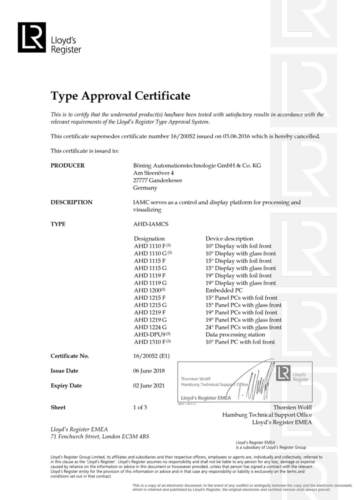 Certificado Lloyd's Register